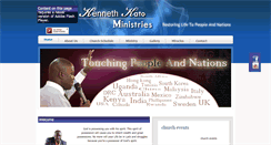 Desktop Screenshot of kennethkatoministries.org